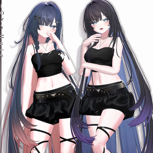 【12 avatars】【VRC Hair】♥ Lozy Hair ♥