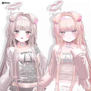 🐶【11 avatars】【VRC Hair】♥ Classic Long ♥