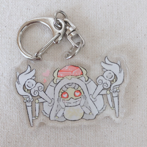 アクリルキーホルダー 結魂者(手術台) - ノクチルカおんらいん - BOOTH