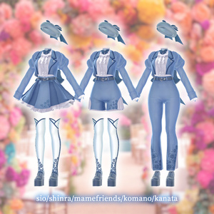 【7アバター対応】🥀薔薇月学園制服🥀Rosemoon Academy Uniform #vanity_belle 缩略图 15