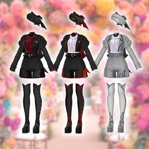【7アバター対応】🥀薔薇月学園制服🥀Rosemoon Academy Uniform #vanity_belle 缩略图 18