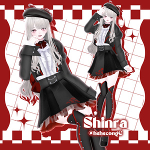 【7アバター対応】🥀薔薇月学園制服🥀Rosemoon Academy Uniform #vanity_belle 缩略图 5