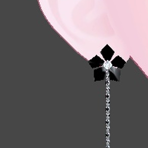 花のイヤリング