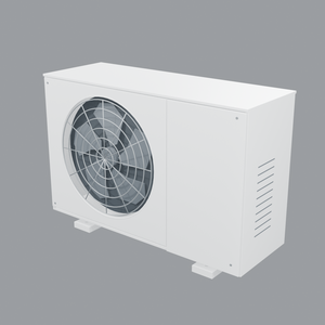 【Blender / FBX / GLB】建築パース用 エアコン室外機 3Dモデル