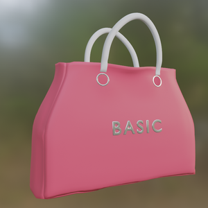 バッグ　かばん　3Dモデル　3Dmodel　unity ピンク