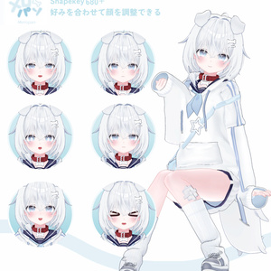 🩵オリジナル3Dモデル「メロパン」-Meropan-🦴【Quest/IOS/Cluster・VRM対応】 缩略图 7