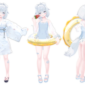 🩵オリジナル3Dモデル「メロパン」-Meropan-🦴【Quest/IOS/Cluster・VRM対応】 缩略图 12