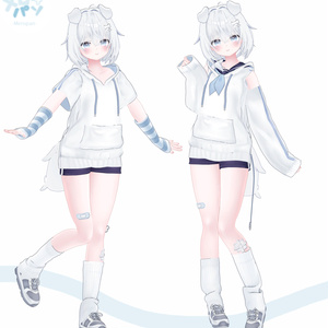 🩵オリジナル3Dモデル「メロパン」-Meropan-🦴【Quest/IOS/Cluster・VRM対応】 缩略图 6