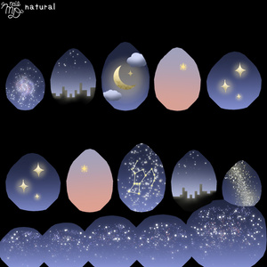 【MDollnail対応】凍てつく星空ネイル【マテリアルのみ】 缩略图 3