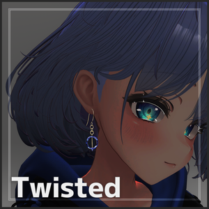 【VRC想定】ピアス "Twisted"