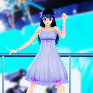 B子　Ver1.00　MikuMikuDance用 オリキャラ3Dモデル