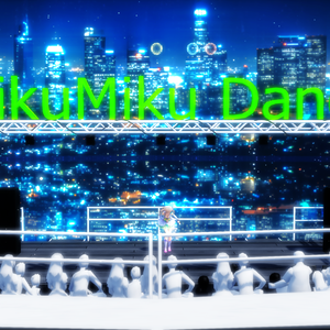 コンサートステージMMDモデル（夕月MMDモデル付き）