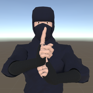 【無料版有】VRChat想定 忍者　[NINJA]