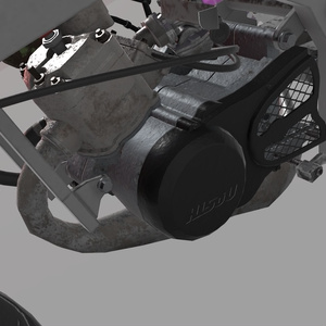 原付バイクVR-1 Ver3.2[VRChat][バイク 3Dモデル] 缩略图 11