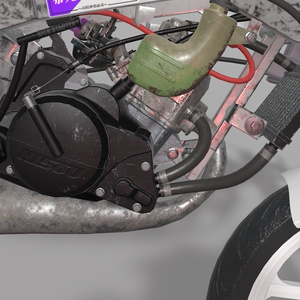 原付バイクVR-1 Ver3.2[VRChat][バイク 3Dモデル] 缩略图 8