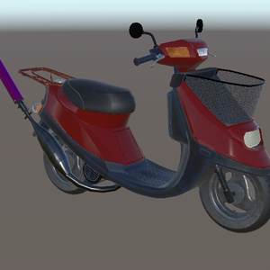 [VRChat]お買い物原付バイク ジャグポシュ[3Dモデル] 缩略图 5