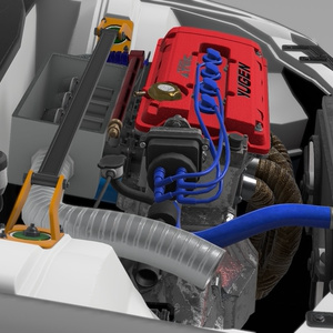 エンジンルームキット「TypeB」3車種対応[VRChat][車] 缩略图 9
