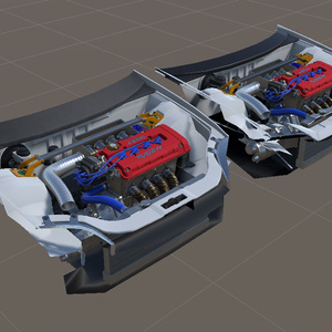 エンジンルームキット「TypeB」3車種対応[VRChat][車] 缩略图 2