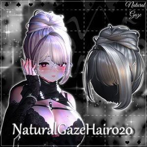 【11アバター対応】NaturalGazeHair020