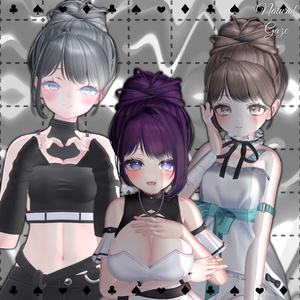 【11アバター対応】NaturalGazeHair020 缩略图 5