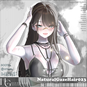 【15アバター対応】NaturalGazeHair023