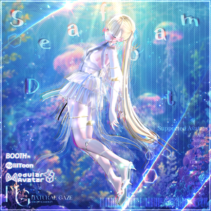 【12アバター対応】˳° Seafoam Drift 🌊 ˚。