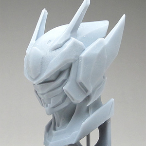 オリジナルロボヘッドアップ像A 頭長70ミリ、3Dプリント用stlデータ（AI活用）