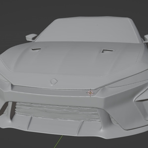【9センチカー】チラ見せ次期スカイラインの3D化、2タイプ（AI活用）*プリント未確認データ*