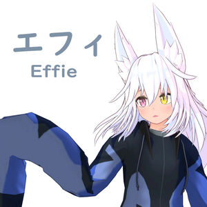 【オリジナル３Dモデル】エフィ/Effie【VRchat/VRM】　