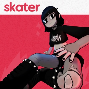 Goth Skater Girl (VRChat Avatar SDK3)