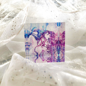 油絵 油彩 油彩画 絵画 絵【夜空のネモフィラの丘】 - arashi1783 - BOOTH