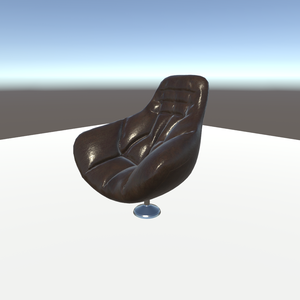 レトロ高級レザーイス 3Dモデル VRChat・Cluster Unity対応