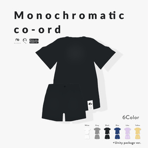 [VRoid Clothes] Monochromatic co-ord