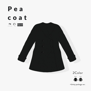 [VRoid Clothes] Pea coat