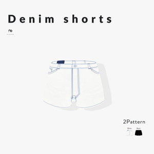 [Virtual Clothes] Denim shorts