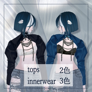【無料/FREE】tops & innerwear【Vroid 衣装】