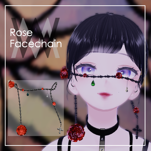 ♦︎OPEN SALE1/31まで通常版¥500→¥300♦︎ Rose Face Chain