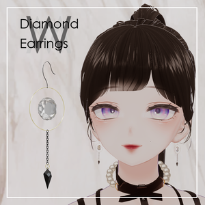 ♦︎OPEN SALE1/31まで【通常版無料】♦︎　Diamond Earrings