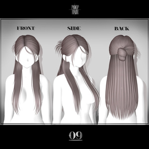 【5 avatars】 HAIR 09 缩略图 2