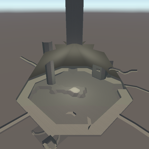 地底湖の3Dモデル