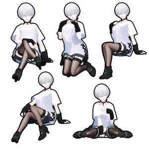 【6Avatar対応】森羅ちゃんポーズ2 (APL対応) 缩略图 3