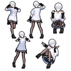【6Avatar対応】森羅ちゃんポーズ2 (APL対応) 缩略图 6