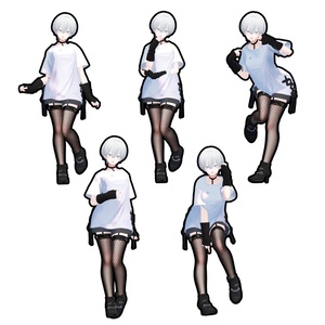 【6Avatar対応】森羅ちゃんポーズ2 (APL対応) 缩略图 5
