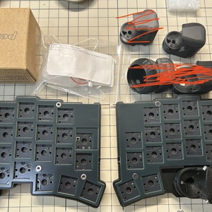 KazyCap, 3DP製17mm狭ピッチ用キーキャップ, ブラック【試作品】 - kz