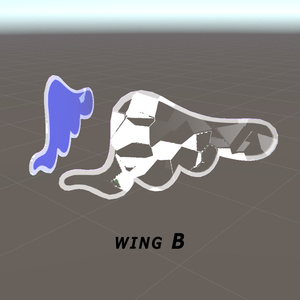 VRC向け　ミラープリズムウィング（Mirror Prism Wing） 缩略图 3