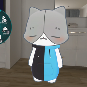 おすまし猫 オリジナル3Dモデル【VRC想定アバター】