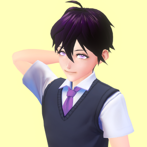 VRoid Studio Semi-Realistic Female and Male Face Texture