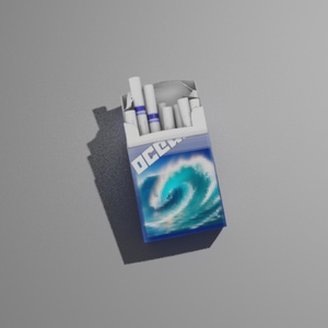 Cigarette-like faux package set 002