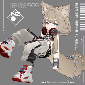 Techno Beast🐺🎧️テクノビースト【獣耳、尻尾、アクセサリー】 缩略图 6