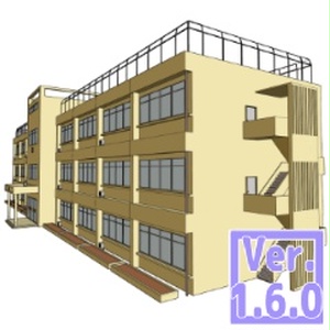 ３D 学校(クリスタ1.6.0~用・コミスタ用)